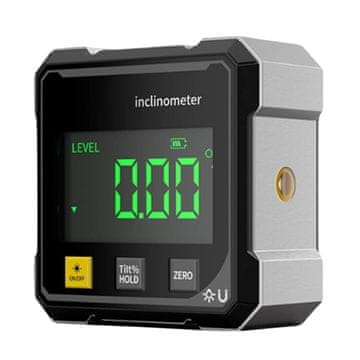 Vixson Magnetski digitalni mjerač kuta 360°, laserski, preciznost ±0,2° | DIGIVAGA