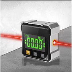 Vixson Magnetski digitalni mjerač kuta 360°, laserski, preciznost ±0,2° | DIGIVAGA