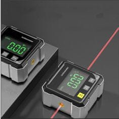 Vixson Magnetski digitalni mjerač kuta 360°, laserski, preciznost ±0,2° | DIGIVAGA