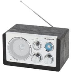 Northix AM/FM analogni radio s AUX ulazom i 15 W snagom