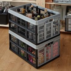 Dirt Devil sklopivi sanduk, 45 L, 53 x 37 x 27 cm, sivi