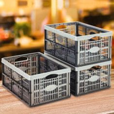 Dirt Devil sklopivi sanduk, 32 L, 47,5 x 35 x 23,6 cm, sivi