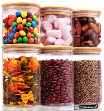 Deco Haus DECOHAUS STORAGE - BAMBOO LID 6 SET