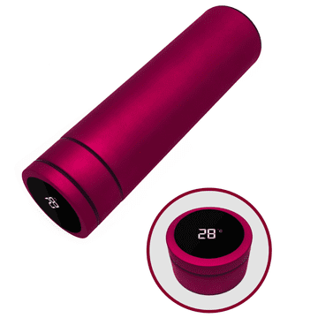 BOT Termos s termometrom i zamjenjivom baterijom ljubičaste boje