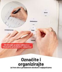 Deco Haus Set od 24 staklenke za začine s poklopcima od bambusa – etikete, lijevak, kist, marker – kompatibilno sa stalcima za začine s 4 police – staklenke za pohranu i doziranje 120 ml, 10,5 x 4,3 cm