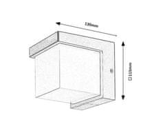 Rabalux Vanjska zidna svjetiljka 77095 Andelle LED IP54 10W black 3000K