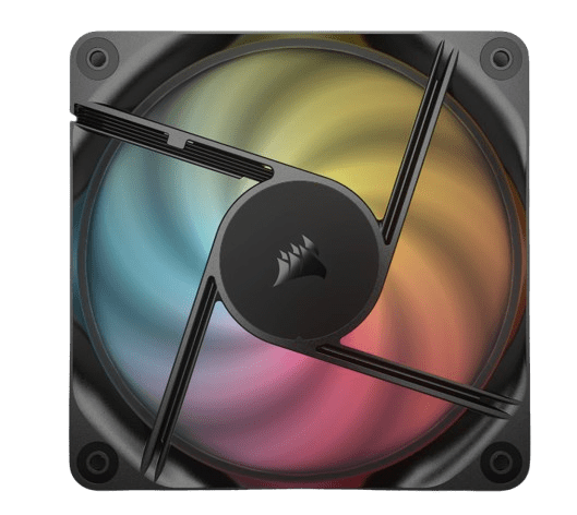 RS120-R ARGB 120mm PWM Reverse Fans Triple Pack sprednji pogled