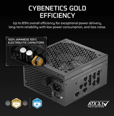 Corsair RM850x SHIFT modularno napajanje, 850 W, ATX 3.1, crno (CP-9020299-EU)