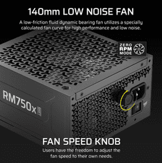 Corsair RM850x SHIFT modularno napajanje, 850 W, ATX 3.1, crno (CP-9020299-EU)