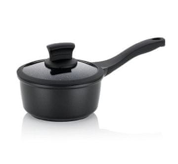 Kela Lonac s neprianjajućim premazom i poklopcem KL-12225 Lonac za pečenje s neprianjajućim premazom i poklopcem STELLA NOVA 16 cm