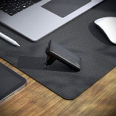 Allity ATC-02 GaN punjač, 65W, 1x USB-C, 1x USB-A, PD, QC, univerzalni, crni