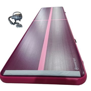 Master Master Airtrack S-Pro prostirka na napuhavanje 800 x 150 x 20 cm - ljubičasto-roza