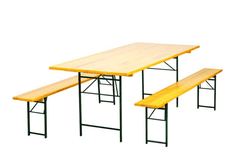 Green Bay Set vatrogasnog stola i 2 klupe, 200x70 cm (056025)