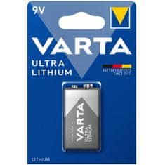 Varta Ultra litijeva 9V baterija 1 kom