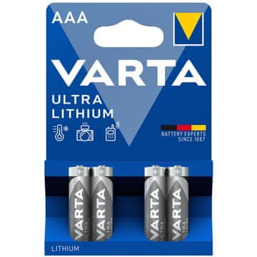 Varta Ultra litijeve AAA LR03 baterije 4 kom