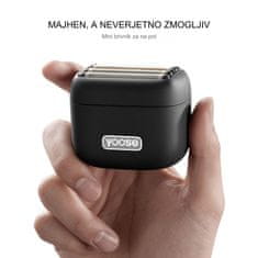 YOOSE Mini 5 prijenosni brijač, crna