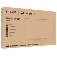 STRONG 32" Google TV s HDR10, napajanje 12 V, prijenosna upotreba