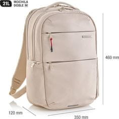 Miquelrius Srednji zeleni ruksak Bag-to-Work
