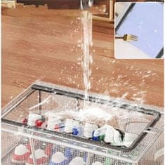 HOME & MARKER® Prozirna slagiva kutija za cipele 40x30x21 cm, PVC, zatvorena protiv prašine | DURASTOR