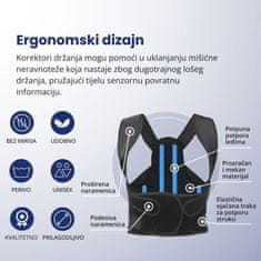 Korektor držanja za kralježnicu Spineo - S (59 - 75 cm)