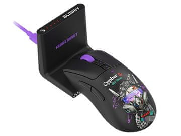 EMAVO Miš Bloody R73 Ultra Duo Wrls 2.4G+USB Cypher Ghost