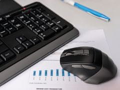 EMAVO FStyler 2.4G FG1035 Rf Nano sivi set tipkovnice i miša