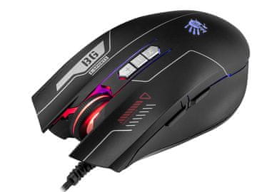 A4Tech Bloody ES7 RGB E-Sports miš, kameno crne boje, USB