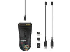 A4Tech Miš Bloody R72 Ultra Duo bežični 2.4G+USB Renegade Midnight