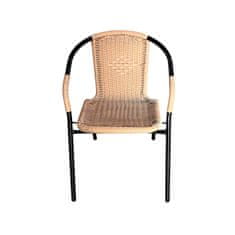 Aga Vrtna stolica RATAN Tamno siva/Bež