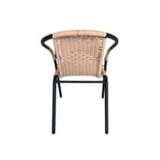 Aga Vrtna stolica RATAN Tamno siva/Bež