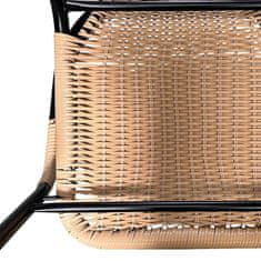 Aga Vrtna stolica RATAN Tamno siva/Bež