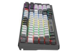 A4Tech Bloody WS98 mehanička tipkovnica sive boje, bežična