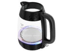 A4Tech Stakleni električni čajnik 1,8 L CrystalClear