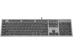 A4Tech Tipkovnica KV-300H siva USB