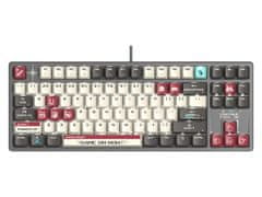 A4Tech Mehanička tipkovnica Bloody S87 Red Pixels USB