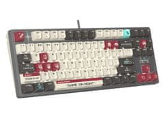 A4Tech Mehanička tipkovnica Bloody S87 Red Pixels USB