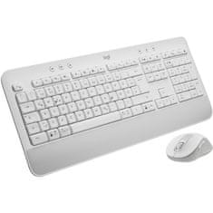 Logitech Bežični komplet tipkovnica + miš MK650 Signature BOLT, bijeli – s mišem Signature M650 (400–4000 DPI)