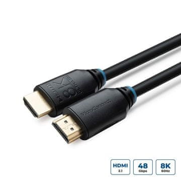 MicroConnect HDMI kabel 8K, 1m