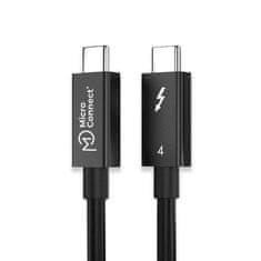 MicroConnect Thunderbolt 4 kabel, 0.5M, 100W, 8K60Hz