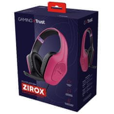 Trust Gaming slušalice 50 mm stereo 3.5 mm roze