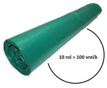 DISTYK Vreće za smeće 120 litara s vezicom – 100 komada