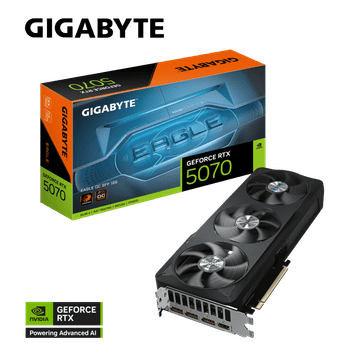 Gigabyte Grafička kartica GeForce RTX 5070 EAGLE OC SFF 12G, 12GB GDDR7, PCI-E 5.0