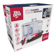 Dirt Devil DD1005 sredstvo za dubinsko čišćenje mrlja, 2 nastavka, 330 W, bijelo-crveno