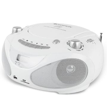 Champion Boombox CD/Radio/MP3/USB bijela