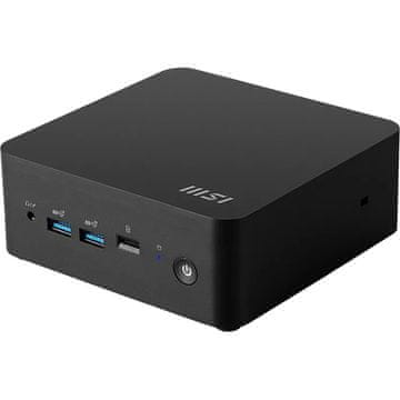 MSI Mini desktop PC Cubi NUC 1MG-237BEU barebone Core 7 / Wi-Fi 6E + BT / 2x2.5Gbps (crni)