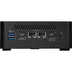 MSI Mini desktop PC Cubi NUC 1MG-244BEU Core 3 / 8GB / 512GB SSD / Wi-Fi 6E + BT / 2x2.5Gbps / Windows 11 Home (crni)