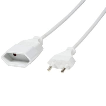 LogiLink Produžni kabel euro 3 m neuzemljeni bijeli H03VV H2 F
