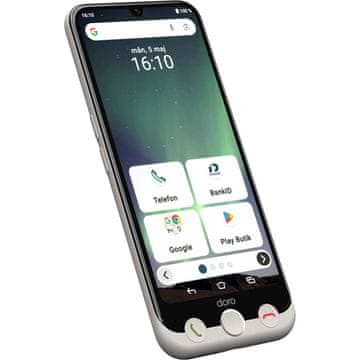 Doro Pametni telefon 4G veliki zaslon dvostruka kamera