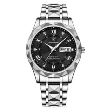 VIVVA® Luksuzni muški sat s kalendarom i svjetlećim kazaljkama, vodootporan 3ATM, čelik 316L | TIMEXA