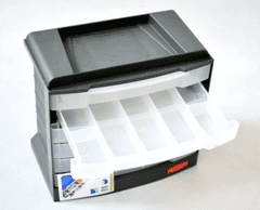 CURVER organizator s ladicama, 6 ladica, crne boje